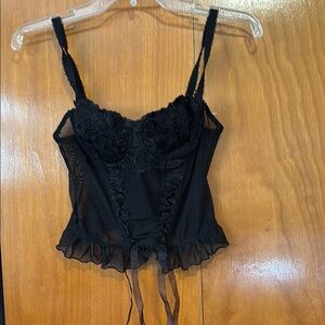 Sophie B. Black Lace Bustier, 3 adjustable sizes